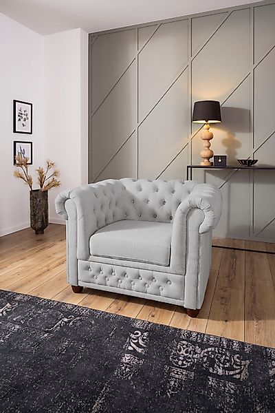 Home affaire Chesterfield-Sessel New Castle Sessel, günstig online kaufen