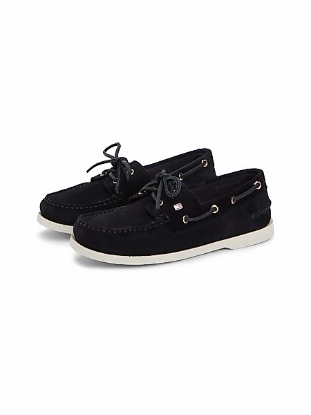 Tommy Hilfiger Bootsschuh "HILFIGER SUEDE BOAT SHOE" Freizeitschuh, Halbsch günstig online kaufen