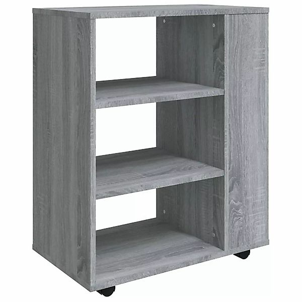 vidaXL Rollschrank Grau Sonoma 60x35x75 cm Holzwerkstoff günstig online kaufen