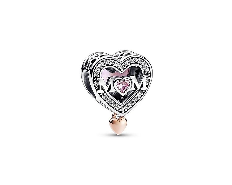 Pandora Charm-Einhänger 782653C01 Charm Damen Offen Gearbeitetes Mum & Herz günstig online kaufen