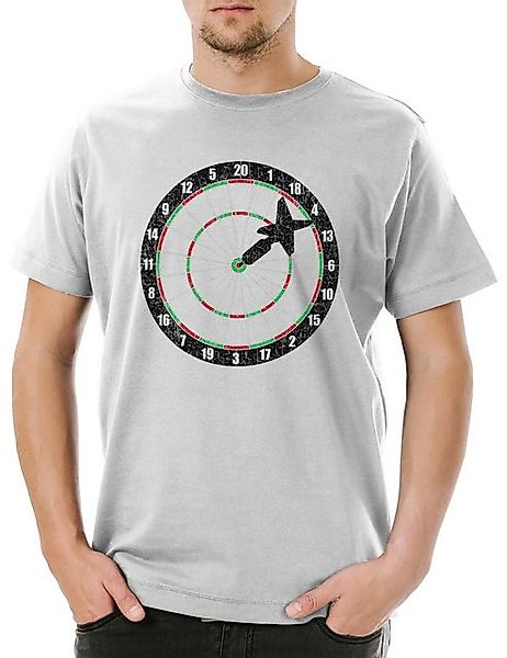 Urban Backwoods Print-Shirt Darts Bullseye Herren T-Shirt Dart Player Game günstig online kaufen