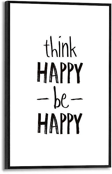 Reinders! Poster Think happy, be happy günstig online kaufen