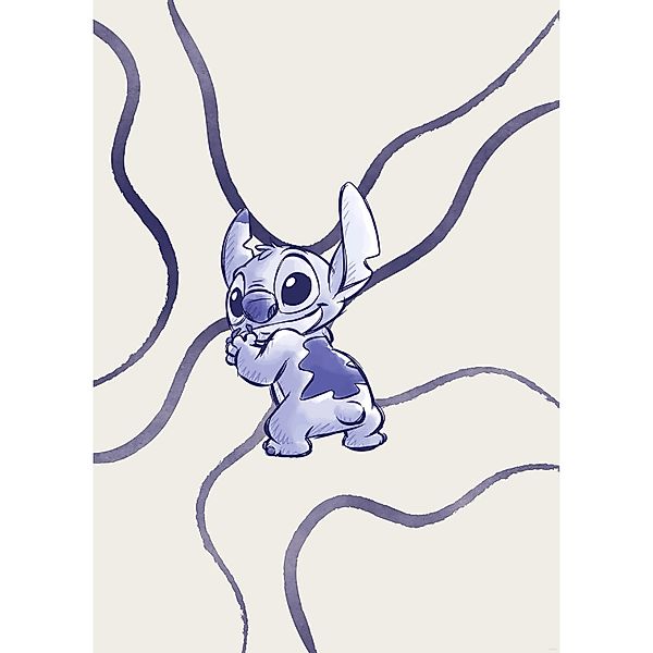 Komar Wandbild Disney Lilo and Stitch Brave and Wild 50 cm x 70 cm günstig online kaufen