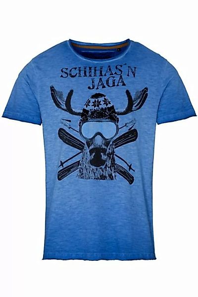 Hangowear Trachtenshirt Trachtenshirt Herren - HASN JAGA - blau günstig online kaufen