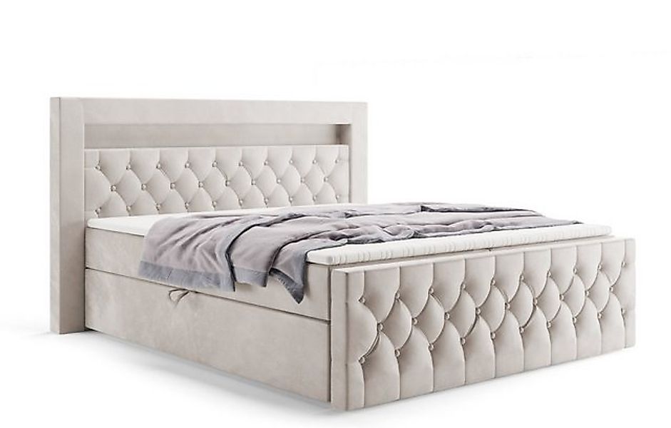 Labett Boxspringbett GOLD 9 mit LED, günstig online kaufen