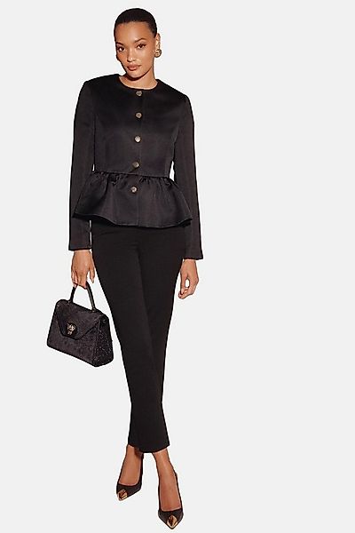 LIPSY Jackenblazer Lipsy Jacke mit rundem Kragen und Schößchen (1-tlg) günstig online kaufen