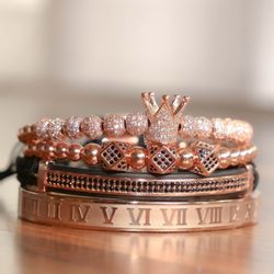 UNIQAL.de Edelstahlarmband Set Edelstahlarmband SET Herren günstig online kaufen