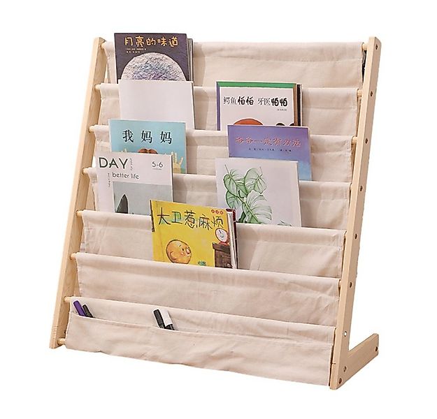 NUODWELL Bücherregal 6-Stöckige Kinder Bücherregal, Kleinkind Holz Aufbewah günstig online kaufen