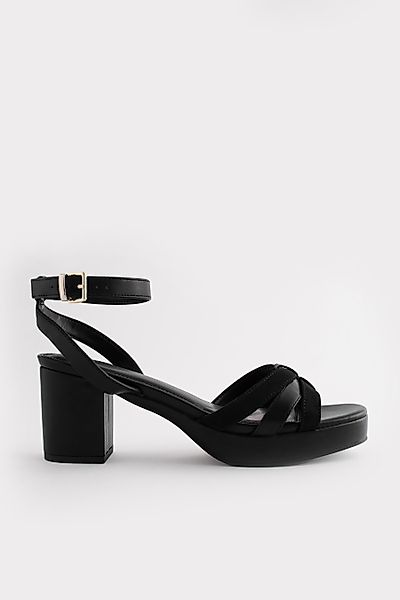 Next Forever Comfort® Niedrige Keilabsatzschuhe Plateausandaletten günstig online kaufen
