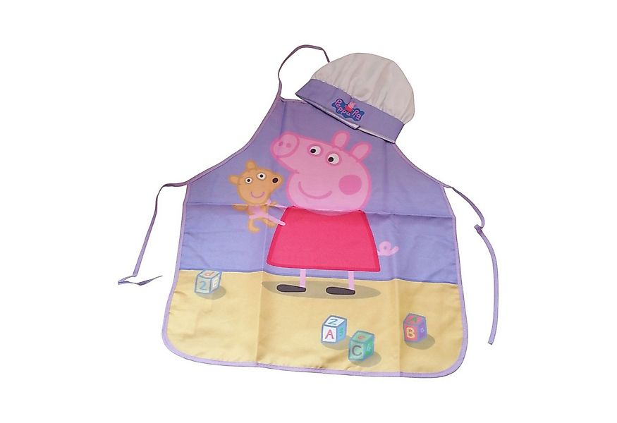 Peppa Pig Kochschürze Peppa Pig Kinder Kochschürzen-Set „Peppa und die Würf günstig online kaufen