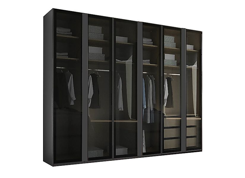 Palms-Store Kleiderschrank Drehtürenschrank Monaco mit transparentem günstig online kaufen