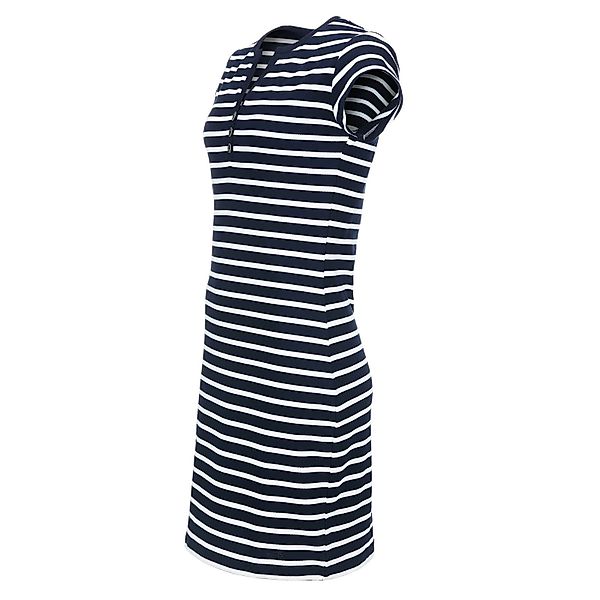 modAS Shirtkleid Damen Kleid Kurzarm Streifen günstig online kaufen