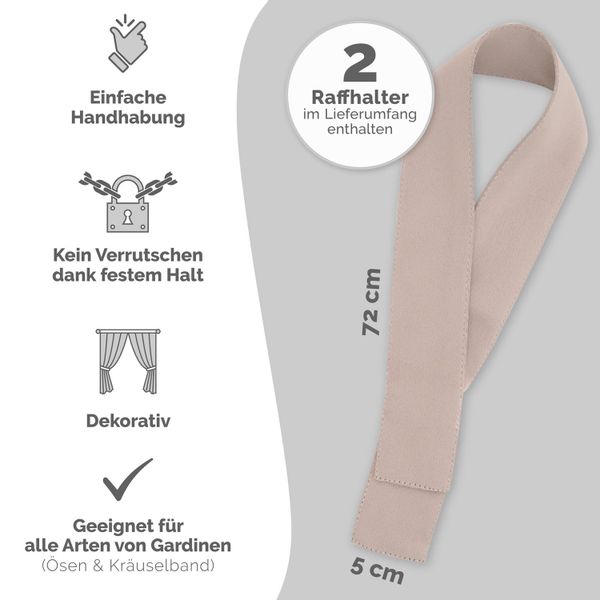 Blumtal Raffhalter Raffhalter für Vorhänge 2er-Set, günstig online kaufen