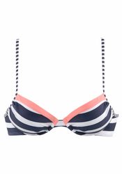 KangaROOS Push-Up-Bikini-Top Anita, im sportlichen Blockstreifendesign günstig online kaufen