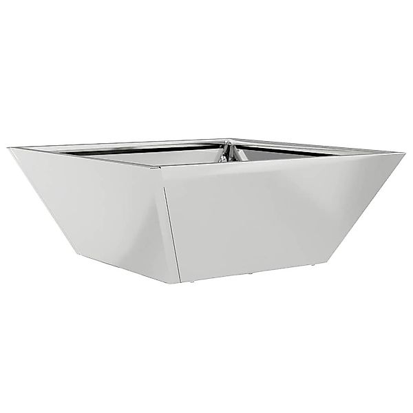 vidaXL Blumentopf Garten Schüssel Pflanzer Silber günstig online kaufen