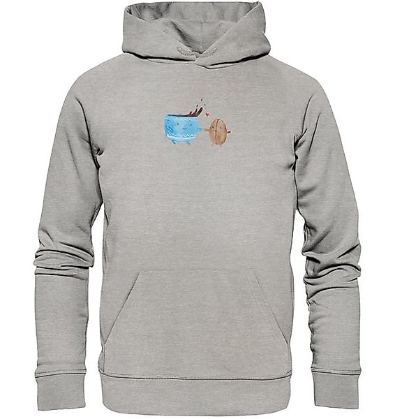 Mr. & Mrs. Panda Hoodie Kaffee Bohne Größe S - Heather Grey - Geschenk, Gut günstig online kaufen