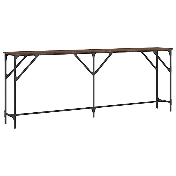 vidaXL Beistelltisch Konsolentisch Braun Eichen-Optik 200x29x75 günstig online kaufen