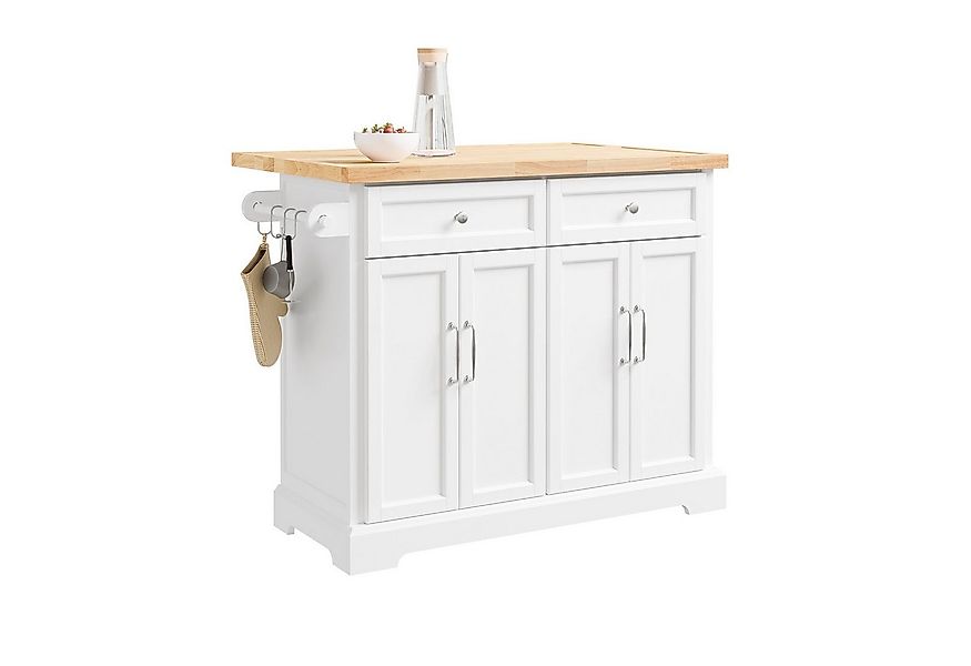 SoBuy Küchenwagen Servierwagen mit Rollen, Rollwagen, Barwagen, Küche, Essz günstig online kaufen