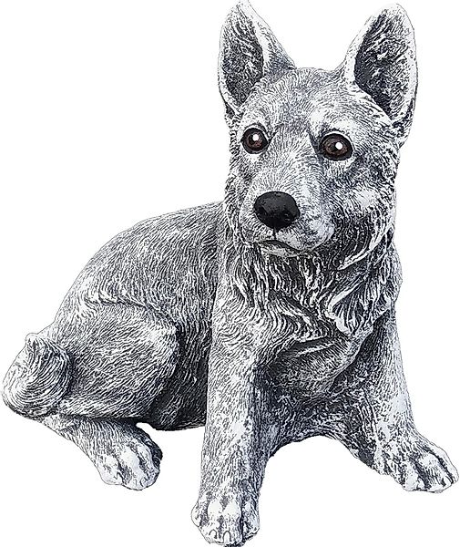 Stone and Style Gartenfigur Steinfigur Schäferhund günstig online kaufen