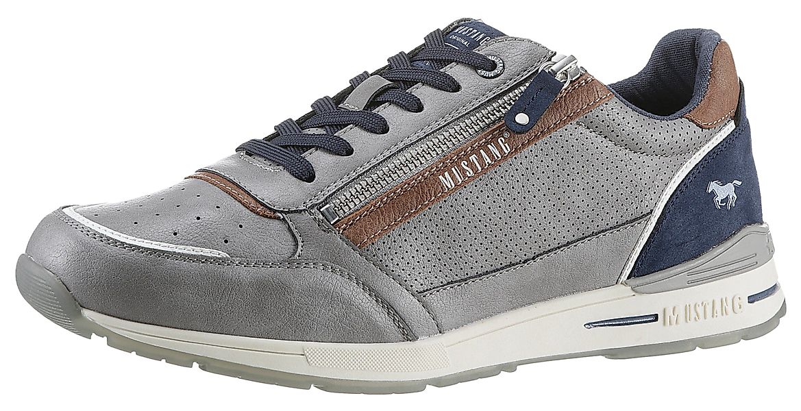 Mustang Shoes Sneaker mit Außenreißverschluss, Freizeitschuh, günstig online kaufen