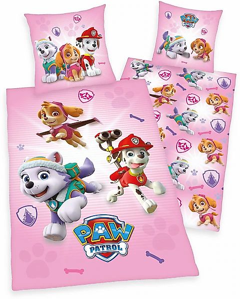 PAW PATROL Kinderbettwäsche »Paw Patrol«, mit tollem Motiv günstig online kaufen