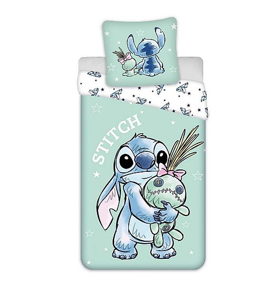 Jerry Fabrics Bettwäsche Disney Lilo & Stitch - Scrump - Wende-Bettwäsche-S günstig online kaufen