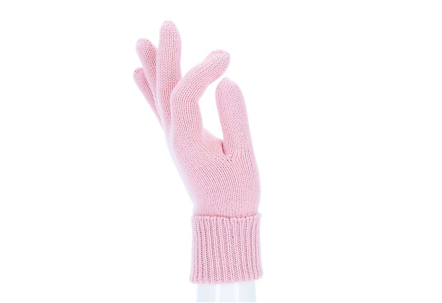 halsüberkopf Accessoires Strickhandschuhe Feinstrick Handschuh uni in tolle günstig online kaufen
