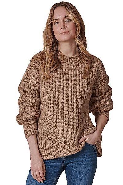 Zhrill Strickpullover Strickpullover ZHBARLA Braun Care günstig online kaufen
