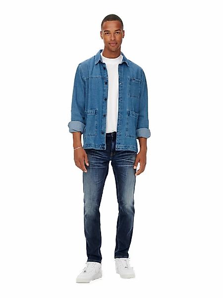 Only & Sons Herren Jeans ONSWEFT 3251 - Straight Fit - Blau - Blue Denim günstig online kaufen