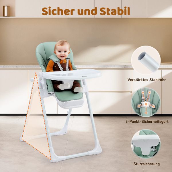OUNUO Kinderstuhl Baby Stuhl Klappbarer und günstig online kaufen
