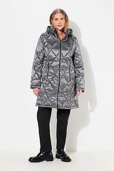 Ulla Popken Funktionsjacke HYPRAR Steppjacke Kapuze 2-Wege-Zipper Zipptasch günstig online kaufen