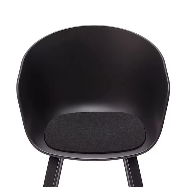 Hey-Sign - About a Chair Sitzauflage antirutsch - graphit/Filz in 5mm Stärk günstig online kaufen