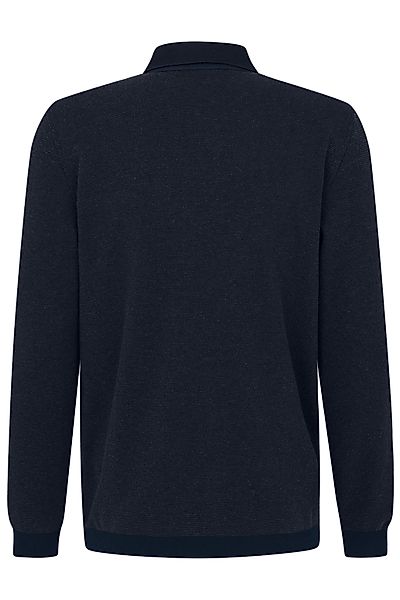 bugatti Langarm-Poloshirt mit feiner Strukturoptik günstig online kaufen