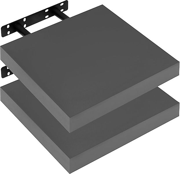 Woltu Wandregal, 2er-Set Wandboard CD DVD günstig online kaufen