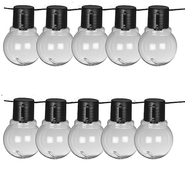 Luxform Lichterkette Solar-Lichterkette Menorca Partybeleuchtung 10xLED, günstig online kaufen
