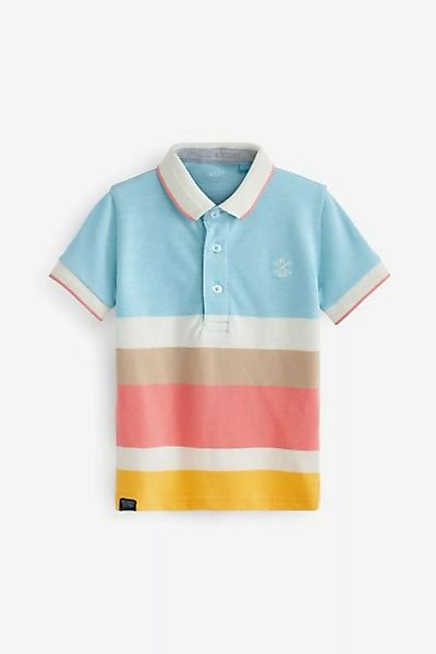 Next Poloshirt Gestreiftes Piqué-Poloshirt aus Jersey - Kurzarm (1-tlg) günstig online kaufen