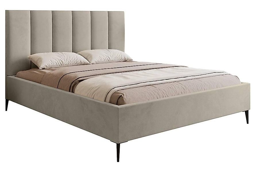 NADUVI Collection | Bettgestell Carolina mit Staufach Samt 180x200 günstig online kaufen