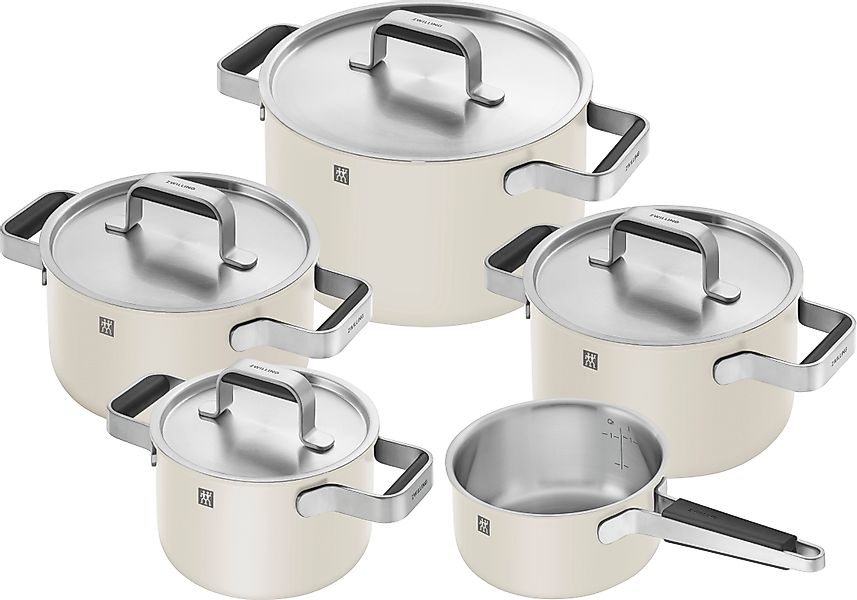 Zwilling Topf-Set »Pure« Set, 3 Kochtöpfe (16, 20 & 24 cm), Bratentopf 20 c günstig online kaufen