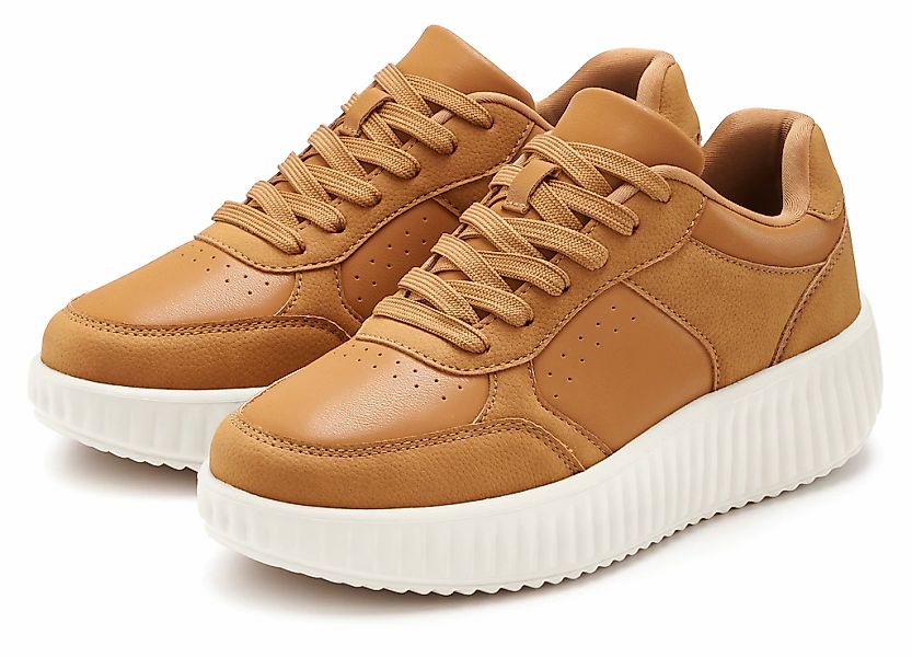 LASCANA Sneaker "Halbschuh," mit modischer Chunky-Sohle, mit Schnürung VEGA günstig online kaufen