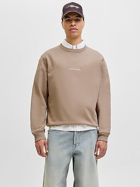 Jack & Jones Sweatshirt JORNORREBRO EMB SWEAT CREW NOOS mit Logo Print günstig online kaufen