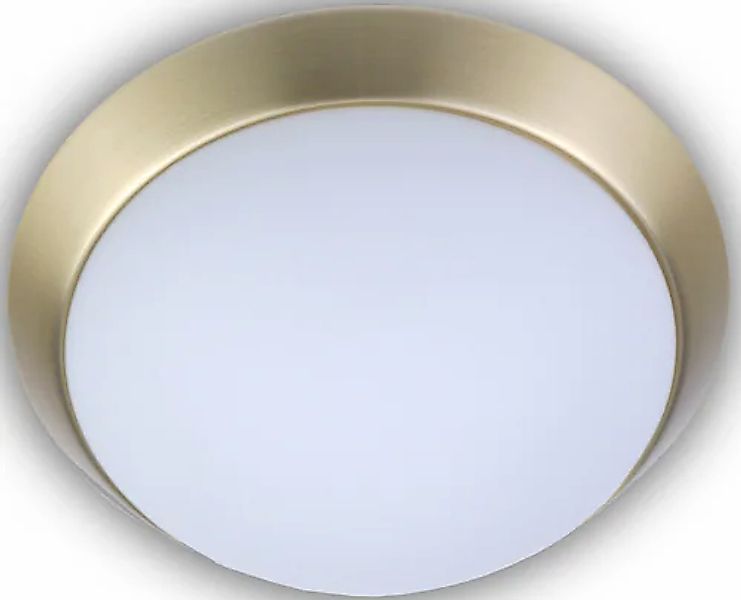 niermann Deckenleuchte »Opal matt, Dekorring Messing matt, LED« LED-Board 1 günstig online kaufen