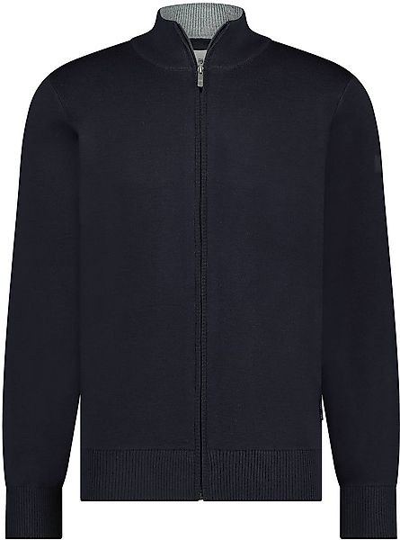 State Of Art Strickjacke Wool Blend Navy - Größe S günstig online kaufen