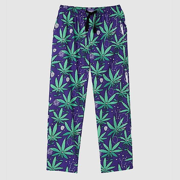 Lousy Livin Pyjamahose Lousy Livin Pants "Pyjama Pant Weedy" Purple Haze L günstig online kaufen