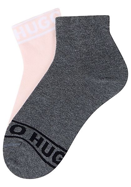 HUGO Freizeitsocken 2P SH LOGO CC W (Set, 2-Paar, 2er) mit Logobund günstig online kaufen