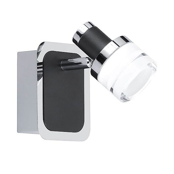 WOFI LED Wandleuchte, Warmweiß, Wandstrahler schwarz günstig online kaufen