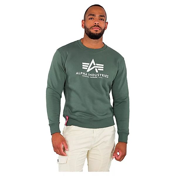 Alpha Industries Basic Sweatshirt 5XL Vintage Green günstig online kaufen