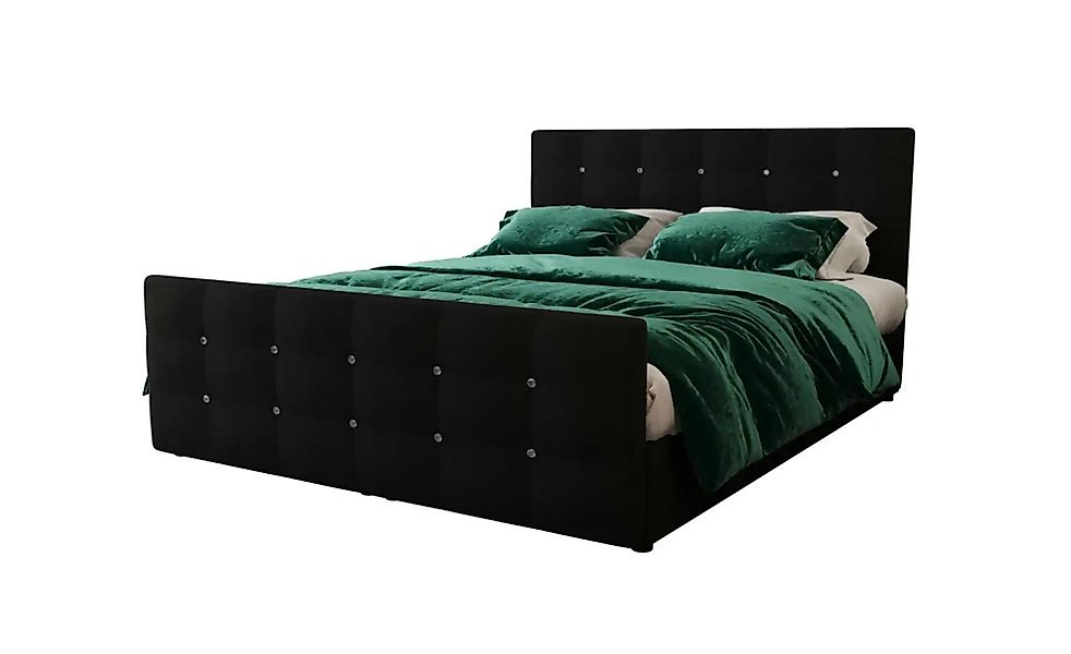 Boxbett   ¦ schwarz ¦ Maße (cm): B: 200 H: 105 Betten > Komfortbetten - Höf günstig online kaufen