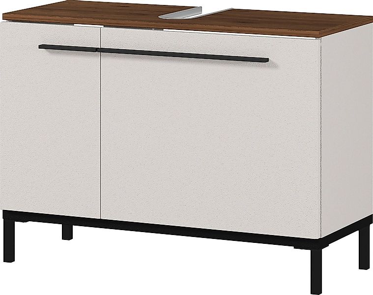 GERMANIA Waschbeckenunterschrank Yonkers Hochwertige ABS-Kanten, Griffe & h günstig online kaufen