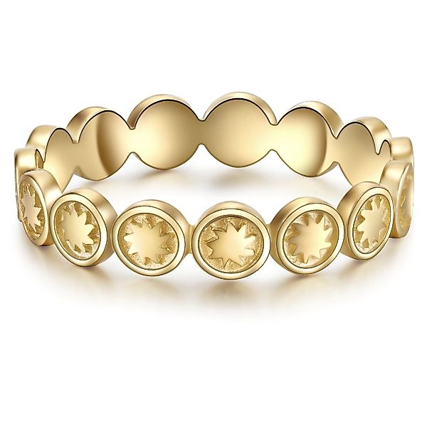 Glanzstücke München Silberring Sonne gelbgold, aus günstig online kaufen