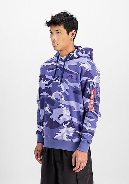 Alpha  Sweatshirt Back Print Hoodie Camo - night purple camo günstig online kaufen